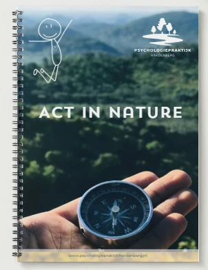 Foto van de cover van het ACT in Nature werkboek